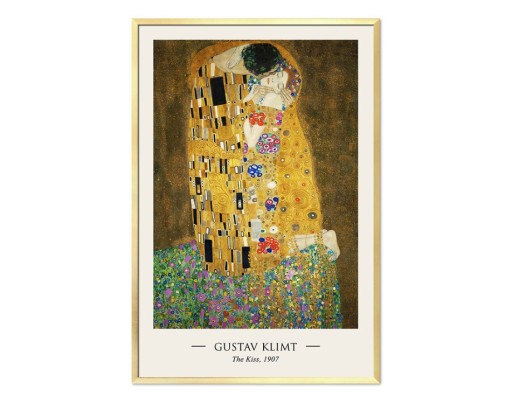 obraz Gustav Klimt Pocałunek reprodukcja w ramie