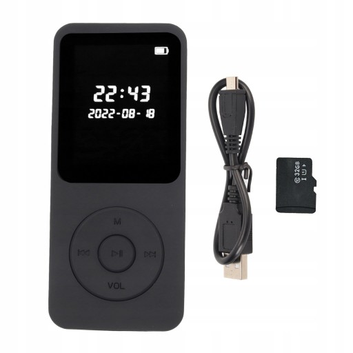 ODTWARZACZ MP4 MP3 16GB BLUETOOTH 5.0 RADIO HIFI