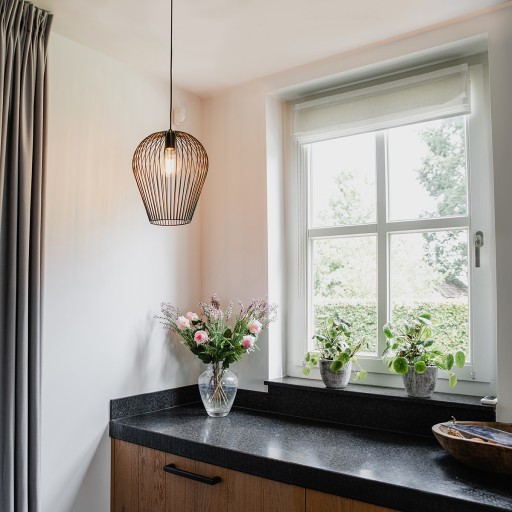 Designerska lampa wisząca czarna - Wire Ario
