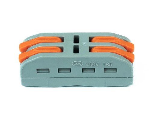 Szybkozłączka przelotowa 2/2 tory, 32A, 250V