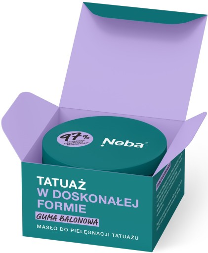 MASŁO krem do PIELĘGNACJI TATUAŻU GUMA BALONOWA NEBA 100 ml | TATTOO BUTTER