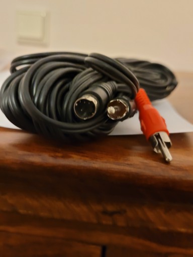 Przewód 2 x RCA - SVHS 4 pinowy 10 m