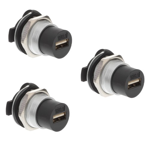 ADAPTER SAMOCHODOWY INTERFEJS USB20 PRZEJŚCIOWY 3 SZT