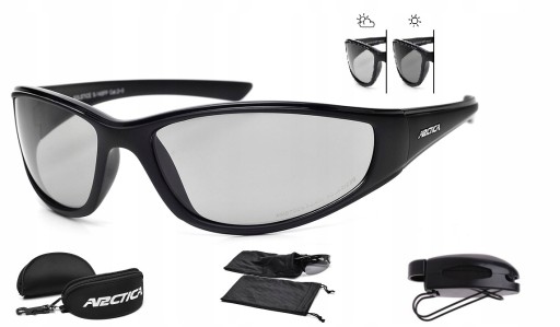 OKULARY ARCTICA S-140FP FOTOCHROMOWE Z POLARYZACJĄ SPORTOWE FILTRY UV