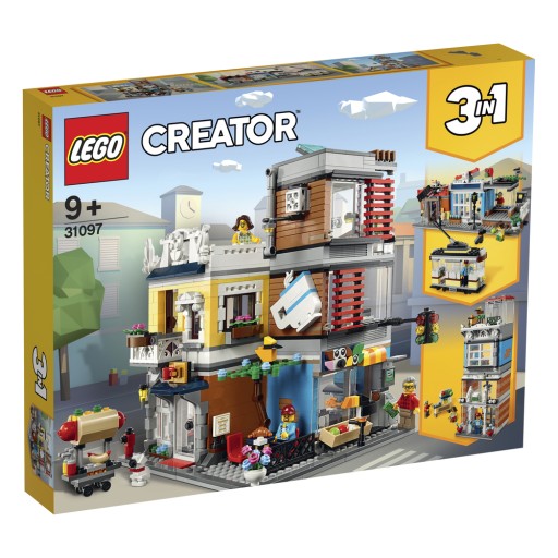 LEGO CREATOR SKLEP ZOOLOGICZNY I KAWIARENKA 31097