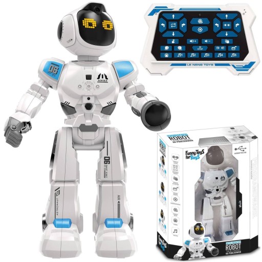 ROBOT ZDALNIE STEROWANY CHODZĄCY programowanie DOTYKOWY USB
