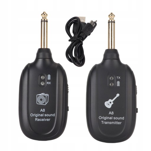 BEZPRZEWODOWY SYSTEM GITAROWY 730MHZ UHF BATERIA