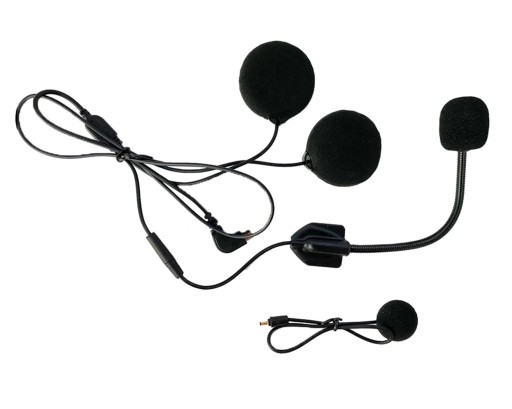 MaxTo Zestaw Słuchawkowy PODWÓJNY PAŁĄK I KABEL