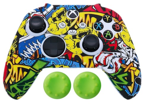 ETUI SILIKON OSŁONA NA PADA DO XBOX SERIES X S + DWA GRIPY
