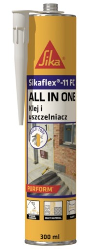 USZCZELNIACZ KLEJ SIKA SIKAFLEX 11FC 300ml BIAŁY