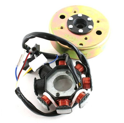 Iskrownik stator do skuter 8 cewek 4T 4k + magneto