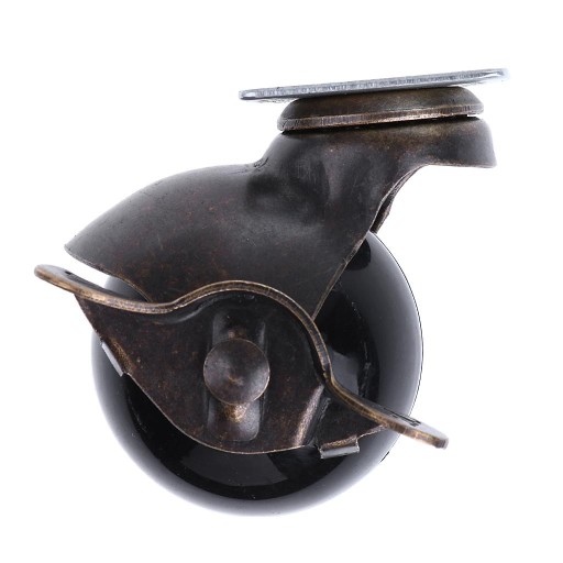 1.5 Swivel Ball Caster PP Wheels With Brake Lock Screw in Universal