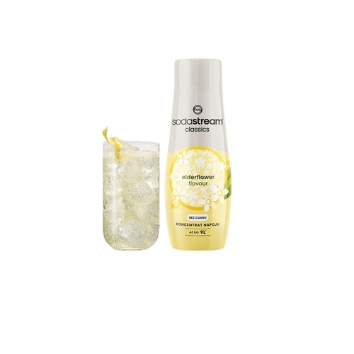 Syrop do saturatora SodaStream ELDERFLOWER KWIAT CZARNEGO BZU LIGHT ZERO