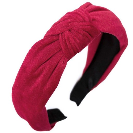 OPASKA DO WŁOSÓW szeroka WĘZEŁ turban WELUROWA