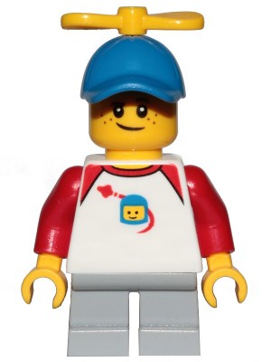 M1*LEGO CITY FIGURKA cty1015 CHŁOPIEC CZAPKA ŚMIGŁO, NOWY