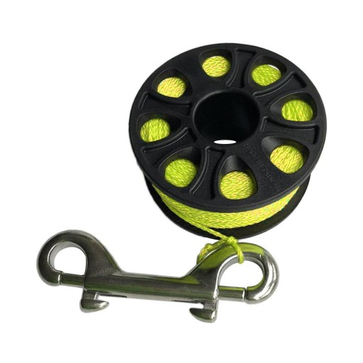 Finger Spool for Diving with Fluorescent Yellow