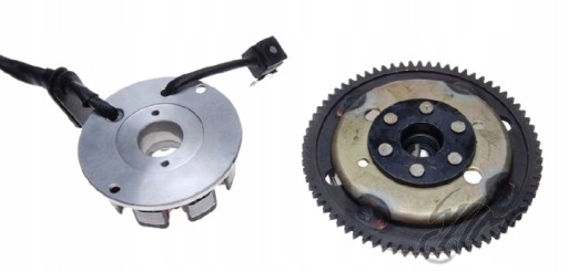 STATOR ISKROWNIK + KOŁO MAGNESOWE AM6