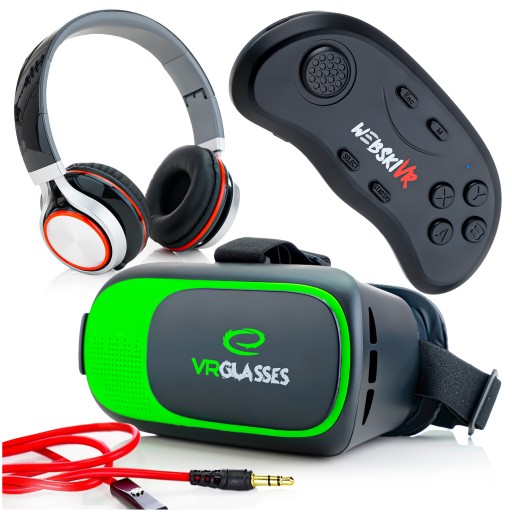 GOGLE OKULARY VR 3D WIRTUALNE DO TELEFONU DO GIER