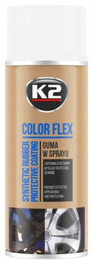 K2 COLOR FLEX GUMA W SPRAYU 400ML BIAŁA