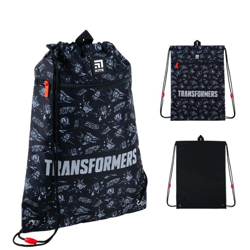 WOREK NA BUTY SZKOLNY DLA CHŁOPCÓW CZARNY TRANSFORMERS Kite