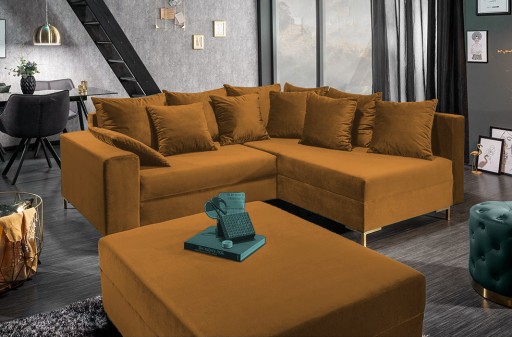 Kanapa narożnik LOFT MINI PRINCE funkcja spania