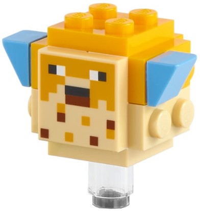 LEGO MINECRAFT FIGURKA DUŻA ROZDYMKA RYBA RYBKA