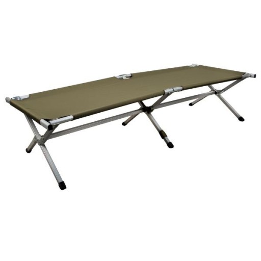 Łóżko polowe turystyczne wojskowe składane Mil-Tec wzmacniane 190 x 65 cm