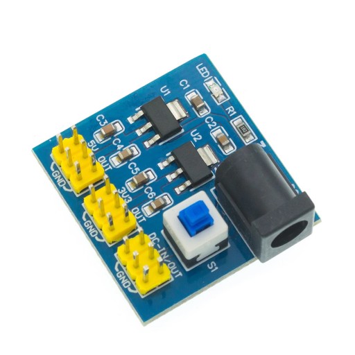 Moduł zasilania DC 3.3V 5V 12V (2.1x5.5)