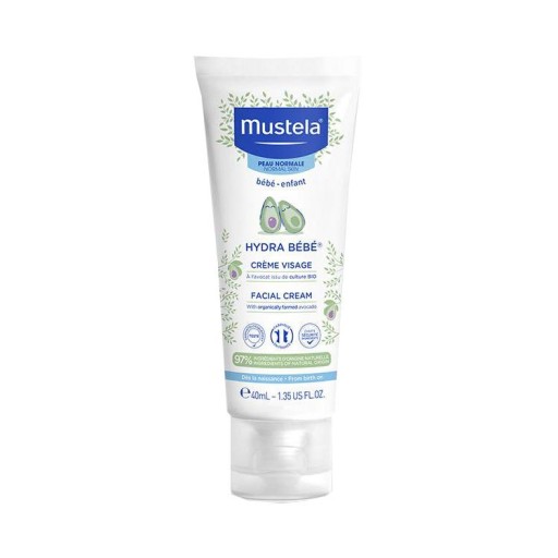 Mustela HYdra Bebe Krem do twarzy dzień i noc 40 ml