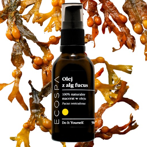 NATURALNY OLEJ Z ALG MORSKICH FUCUS ANTYCELLULIT ODCHUDZANIE 50 ML ECOSPA