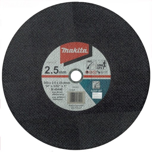 TARCZA DO METALU 355X2,5 MAKITA 25,4 przecinarki