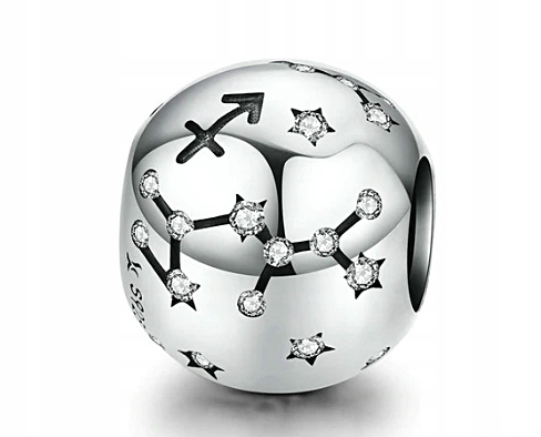 CHARMS ZAWIESZKA znak zodiaku STRZELEC S925