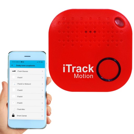 iTrack Motion Lokalizator Bluetooth 5 Brelok Kluczy Torby Portfela PREZENT
