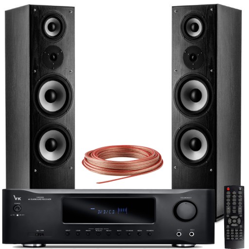 ZESTAW KOLUMN KINO DOMOWE AMPLITUNER BLUETOOTH