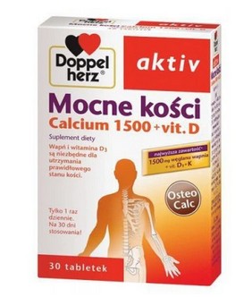Doppelherz Aktiv, Mocne KOŚCI 30 tabletek