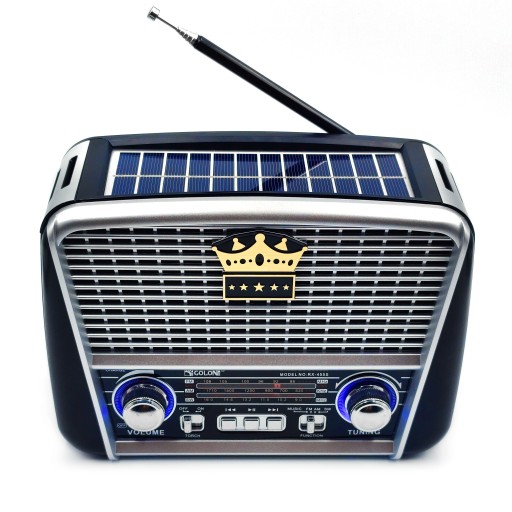 Radio sieciowo-bateryjne AM, FM, SW Golon RX-455S