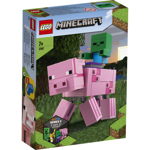LEGO MINECRAFT. 21157 MINECRAFT BIGFIG - ŚWINKA I