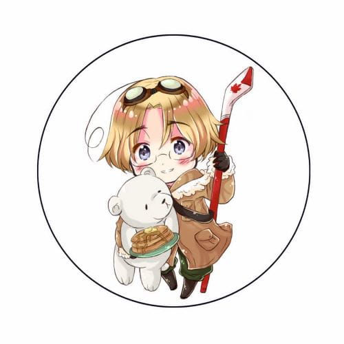 Przypinka Anime Hetalia Kanada 58 mm