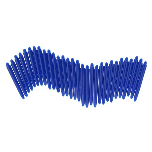 30 szt. Uniwersalnego plastikowego wału 2BA Royal Blue
