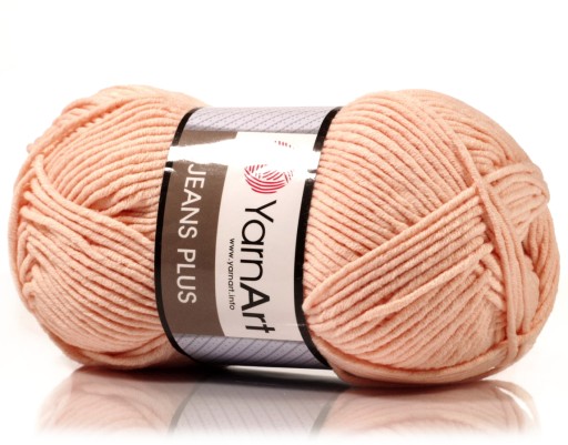 WŁÓCZKA YARNART JEANS PLUS NR 73 ŁOSOSIOWA