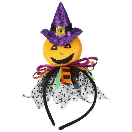 OPASKA DYNI DYNIA W KAPELUSZU HALLOWEEN Z TIULEM