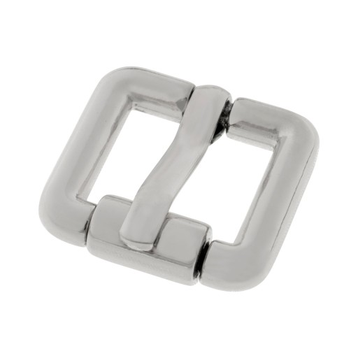 KLAMRA do paska 15 mm srebrna metalowa ZAPIĘCIE