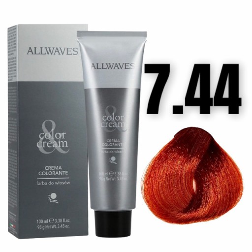 ALLWAVES Color Cream 7.44 100ml farba do włosów