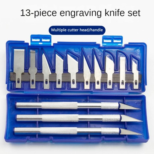 Durable Handmade Pencil Knife Non-slip Grip Combination Tool Multi-function