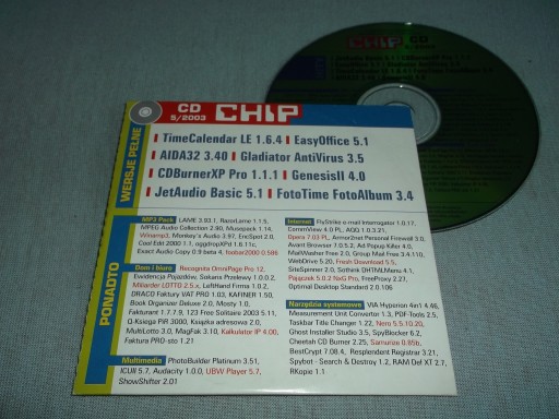 CHIP 05/2003 - PŁYTA stan idealny