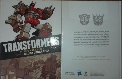 TRANSFORMERS G1, TOM 4,DRUGA GENERACJA