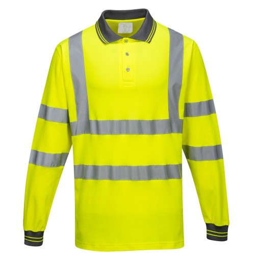 Koszulka polo ostrzegawcza S271 YER r. XL