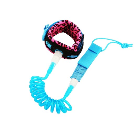 .Surfboard Leash Elastic Rope for Longboard blue