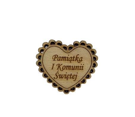 Serce Pamiątka I Komunii Świętej decoupage scrapki