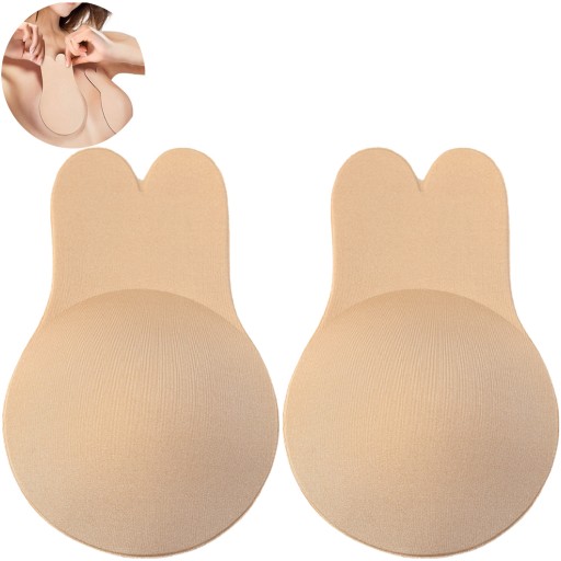 OSŁONKI NA BRODAWKI LIFTINGUJĄCE BIUST BUNNY LIFT MASTIVO XXL BEŻ